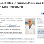 Board-certified Plastic Surgeon in Vero Beach Discusses Pursuing Plastic Surgery Procedures After Weight Loss